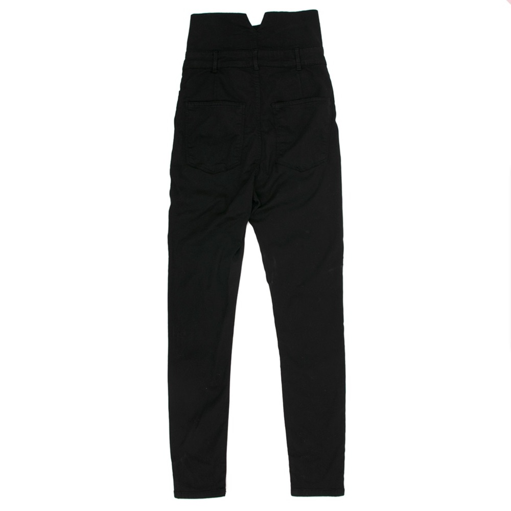 Zara High Waisted Black Trousers - Picture 2 of 7
